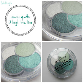 essence quattro eyeshadow laugh, love, lime