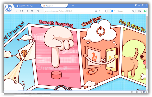 UC Browser For PC ScreenShot | Windows Os