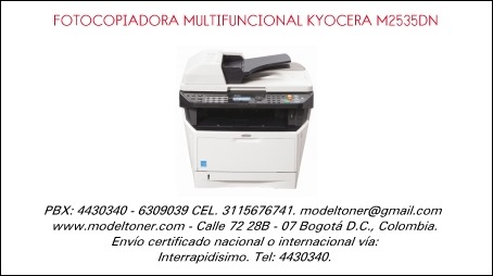 FOTOCOPIADORA MULTIFUNCIONAL KYOCERA M2535DN