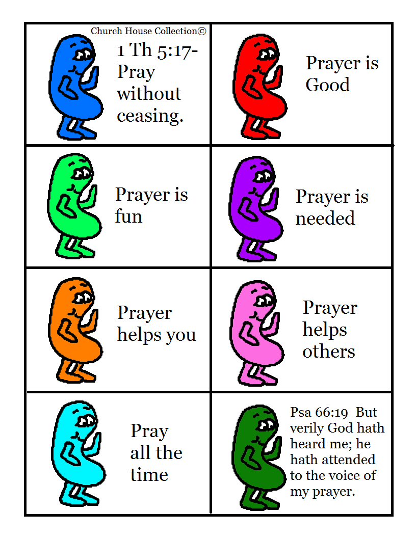 small creases in the booklet so the pages will turn easier for them This is fun and very easy craft for small children that are learning about Prayer