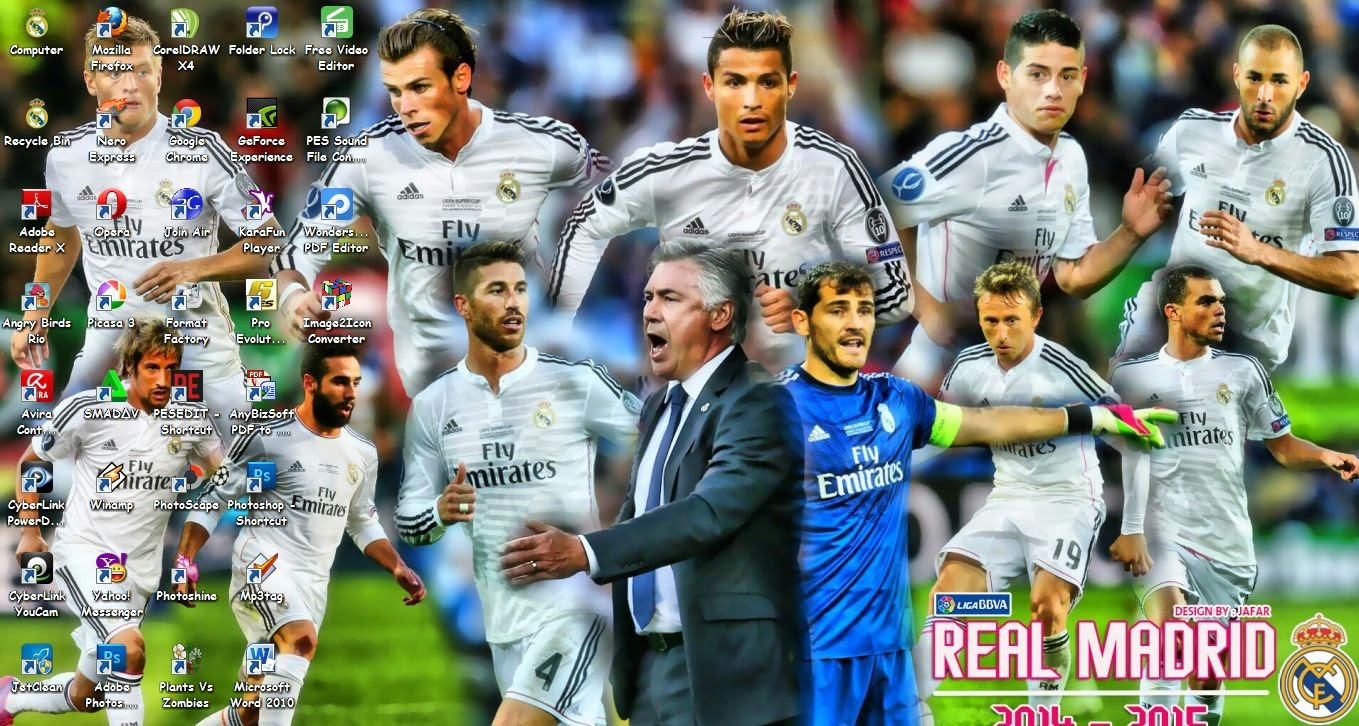 Download Tema Real Madrid Terbaru 2015 Windows7 Cahaya Mentari