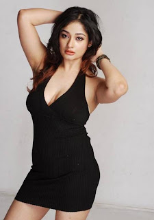 Kiran Rathode Unseen Hot Photoshoot in Black Dress navel show