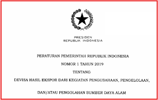  Peraturan Pemerintah (PP) Nomor 1 Tahun 2019