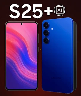 سامسونج جالكسي إس 25 بلس - الطراز المتوسط Samsung Galaxy S25 Plus - الواجهة الأمامية