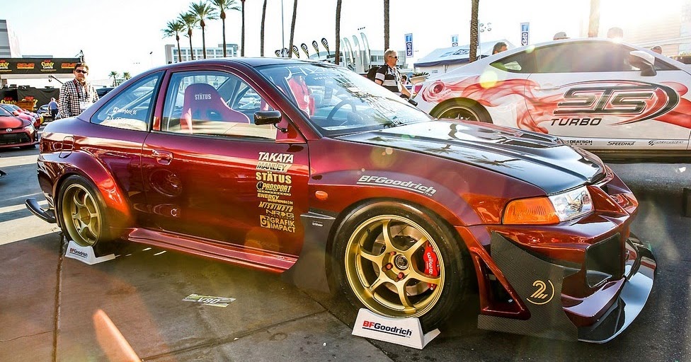 Metallic Red Honda Civic With Perfect Racing Body Kit ...