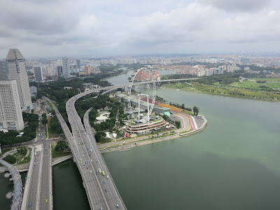 Enjoyed the beautiful view at Marina Bay, Singapore