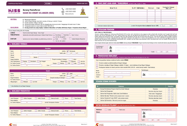 Permohonan Kasih Ibu Smart Selangor (KISS) 2018