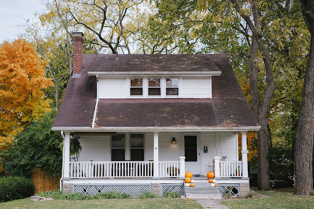 A house waiting for a home inspection.