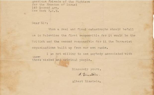 ‘Kehancuran Final' Israel Telah Diprediksi Albert Einstein dalam Suratnya