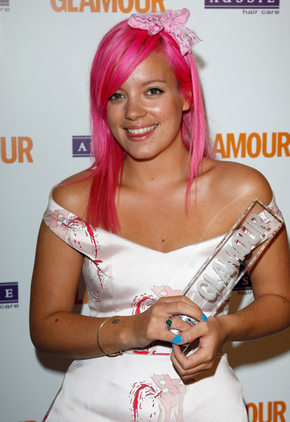 Pink giving baby pink hair an edgy rockabilly twist