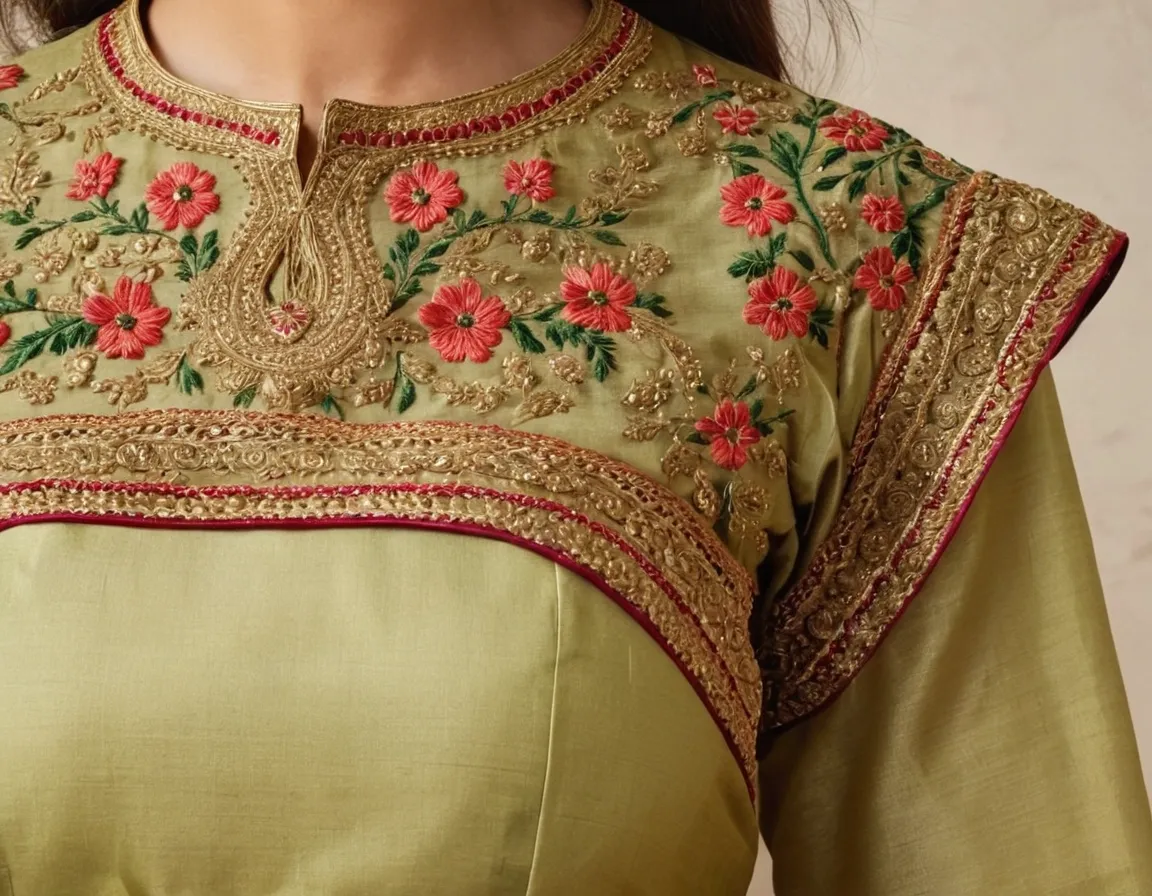 Blouse Embroidery Designs Hand Work