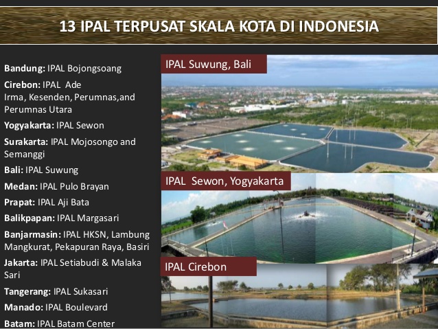 IPAL Terpusat Skala Kota Di Indonesia (slideshare.net)