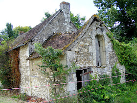 Derelict farm cottage.  Indre et Loire, France. Photographed by Susan Walter. Tour the Loire Valley with a classic car and a private guide. 