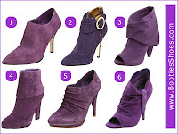 Suede Boots Purple5