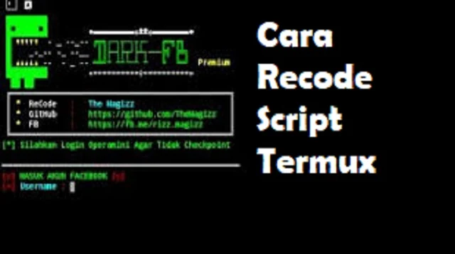 Cara Recode Script Termux