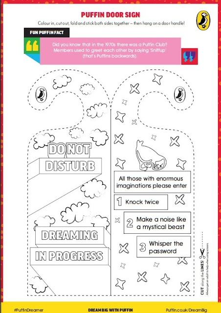 Puffin Books Childrens literacy Door sign