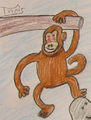 desenho de um macaco