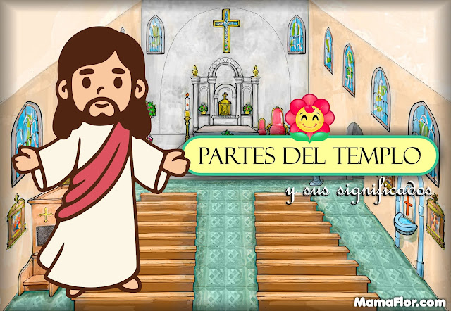 Partes del TEMPLO — Dibujos y Significados