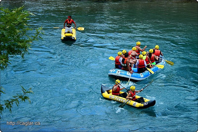 Köprülü Kanyounda rafting