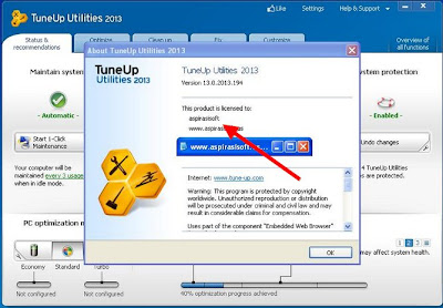 TuneUp Utilities 2013 Screenshot