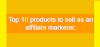 which types of products recommended for affiliate marketing