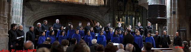 Arte Vocal actuando en el Monasterio de Santo Tomás de Ávila