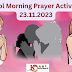 School Morning Prayer Activities - 23.11.2023 