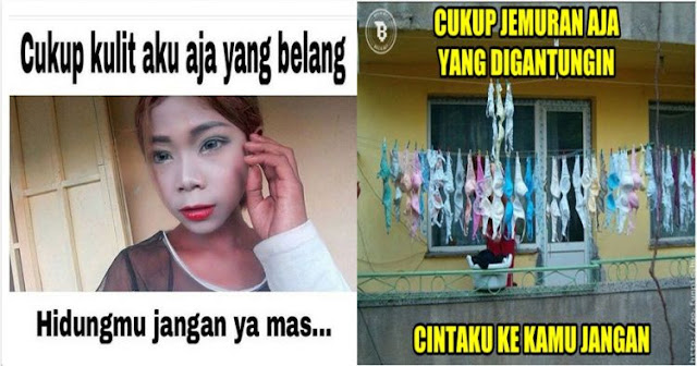 gambar lucu meme chat gombalan