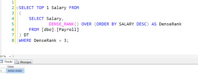 Getting-3rd-highest-salary-Using-DerivedTable