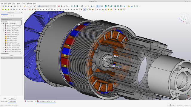 FreeCAD Assembly BLDC Motor