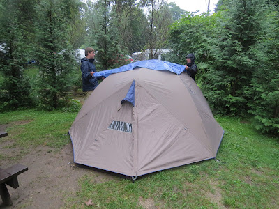 Camping in Owen Sound.