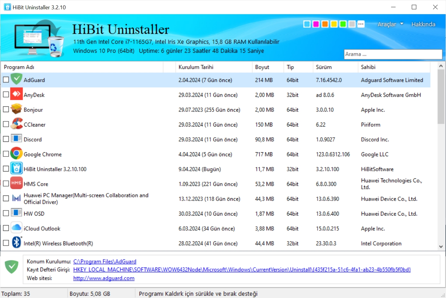 HiBit Uninstaller