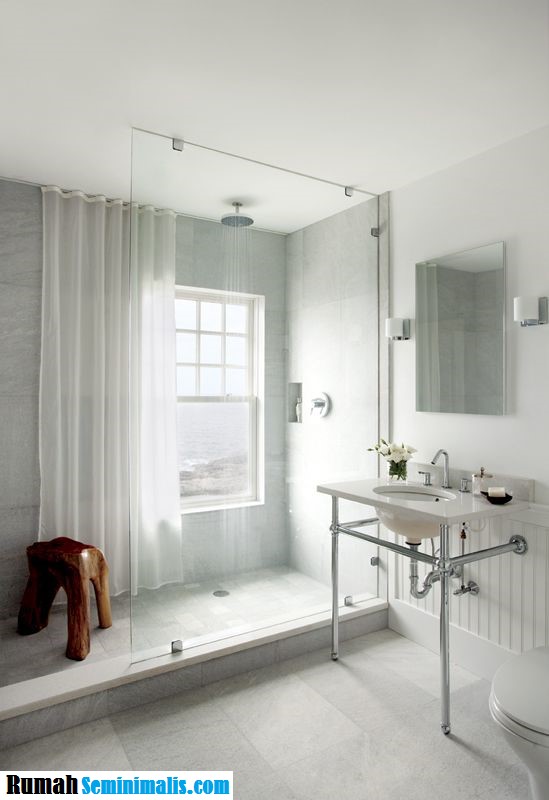 Model Desain Kamar Mandi Shower Modern Minimalis