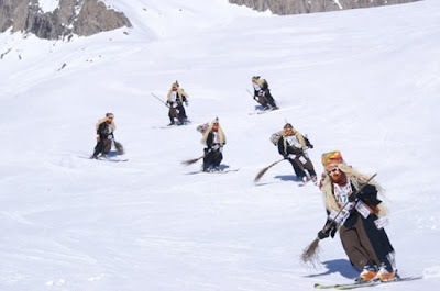 The Skiing Witches of Belalp Hexe Seen On www.coolpicturegallery.net