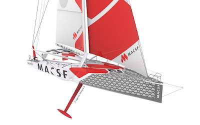 L'IMOCA MACSF en chantier dévoile ses nouvelles couleurs