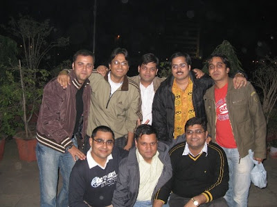 Rahul, I, Amit, Punit, Sanjay (Top row, left to right)
Sachin, Manish, Amit (Bottom row, left to right)