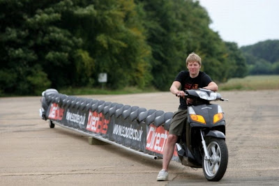 moto más larga mundo  longest bike in the world Colin Furze