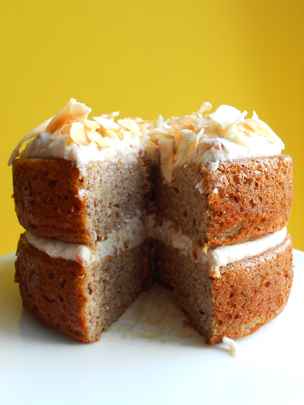 Paleo Banana Cake with Coconut Whipped Cream - Confessions ...