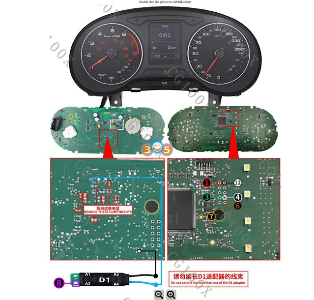 تصحیح مسافت پیموده شده CG100X VAG MQB RH850 4