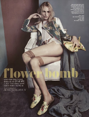 Magazine Photoshoot :Andrej Pejic Hot Photoshoot by Hong Jang Hyun for Vogue Korea 2013