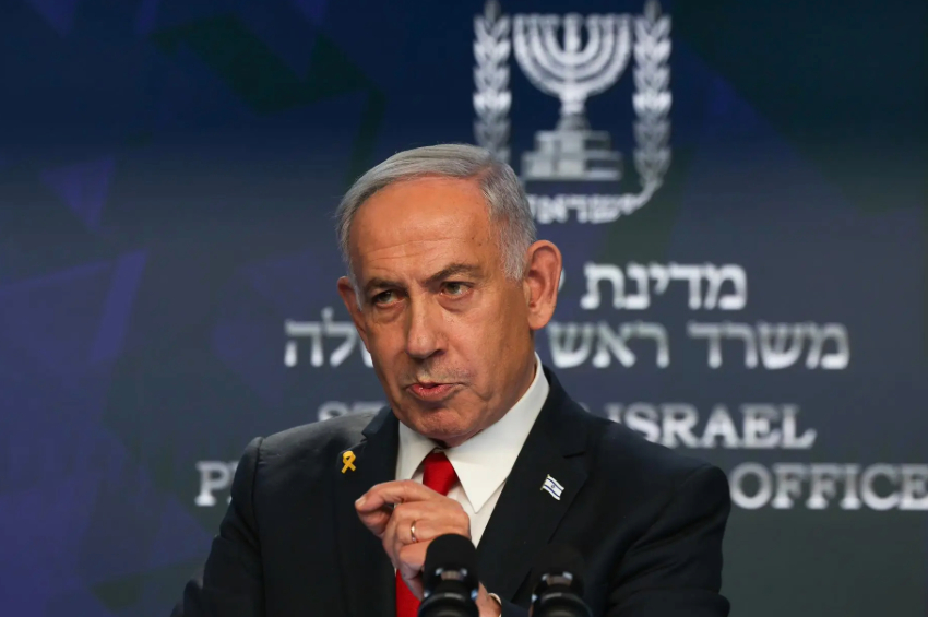 O Primeiro-Ministro de Israel, Benjamin Netanyahu (Foto: RONEN ZVULUN/EFE/EPA)
