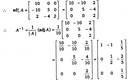 Solutions Class 12 गणित-I Chapter-4 (सारणिक)