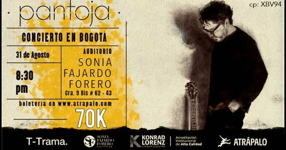 Concierto de PANTOJA en Bogotá 2023