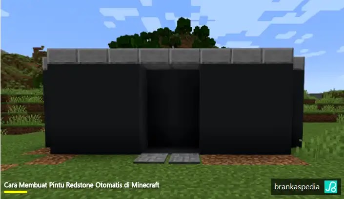 Cara Membuat Pintu Redstone Otomatis di Minecraft