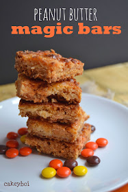 peanut butter flavour bars with coconut