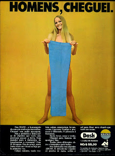 propaganda calças Dash - 1970. Os anos 70.