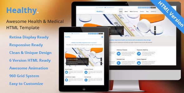 Premium Medical HTML5 & CSS3 Template 