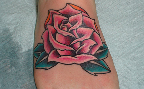 tattoo designs roses. girlfriend pink rose tattoo