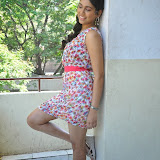 Manisha Yadav Photos in Floral Short Dress at Preminchali Movie Press Meet 28 