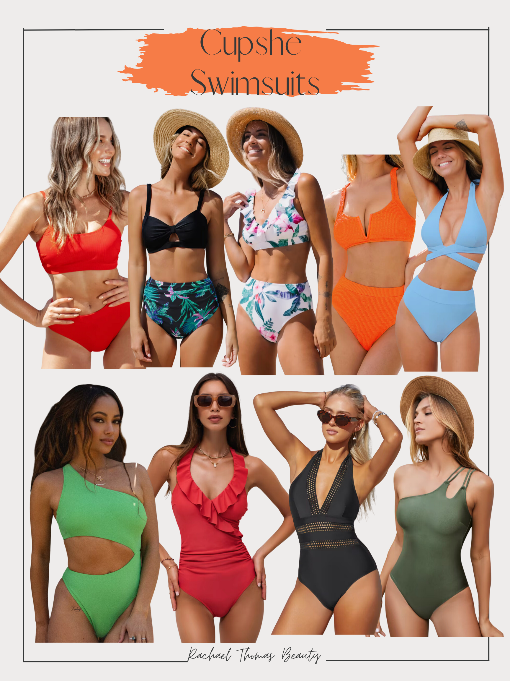 Cupshe Swimsuits bikinis and one pieces